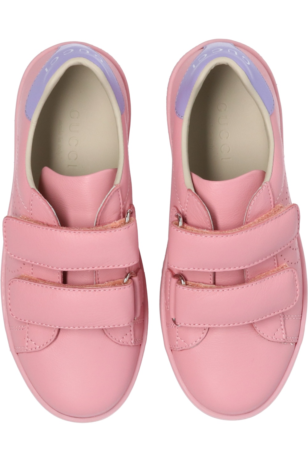 gucci Pink Kids ‘Ace’ sneakers